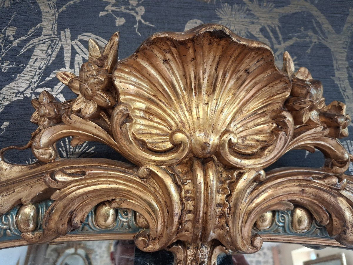 Miroir époque XIX Parecloses 144 x 83-photo-7
