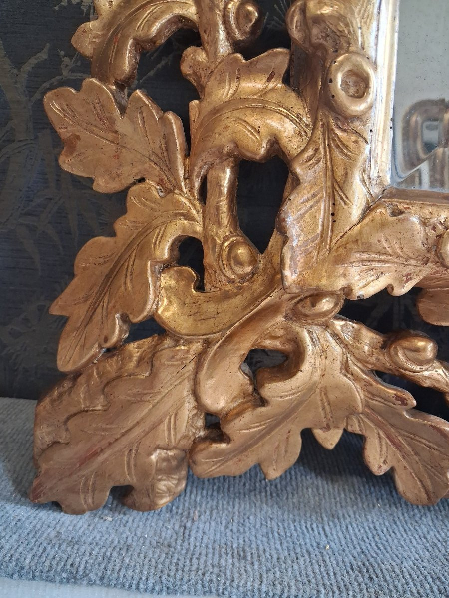 Period XIX Mirror Gilded Wood 148 X 102-photo-2