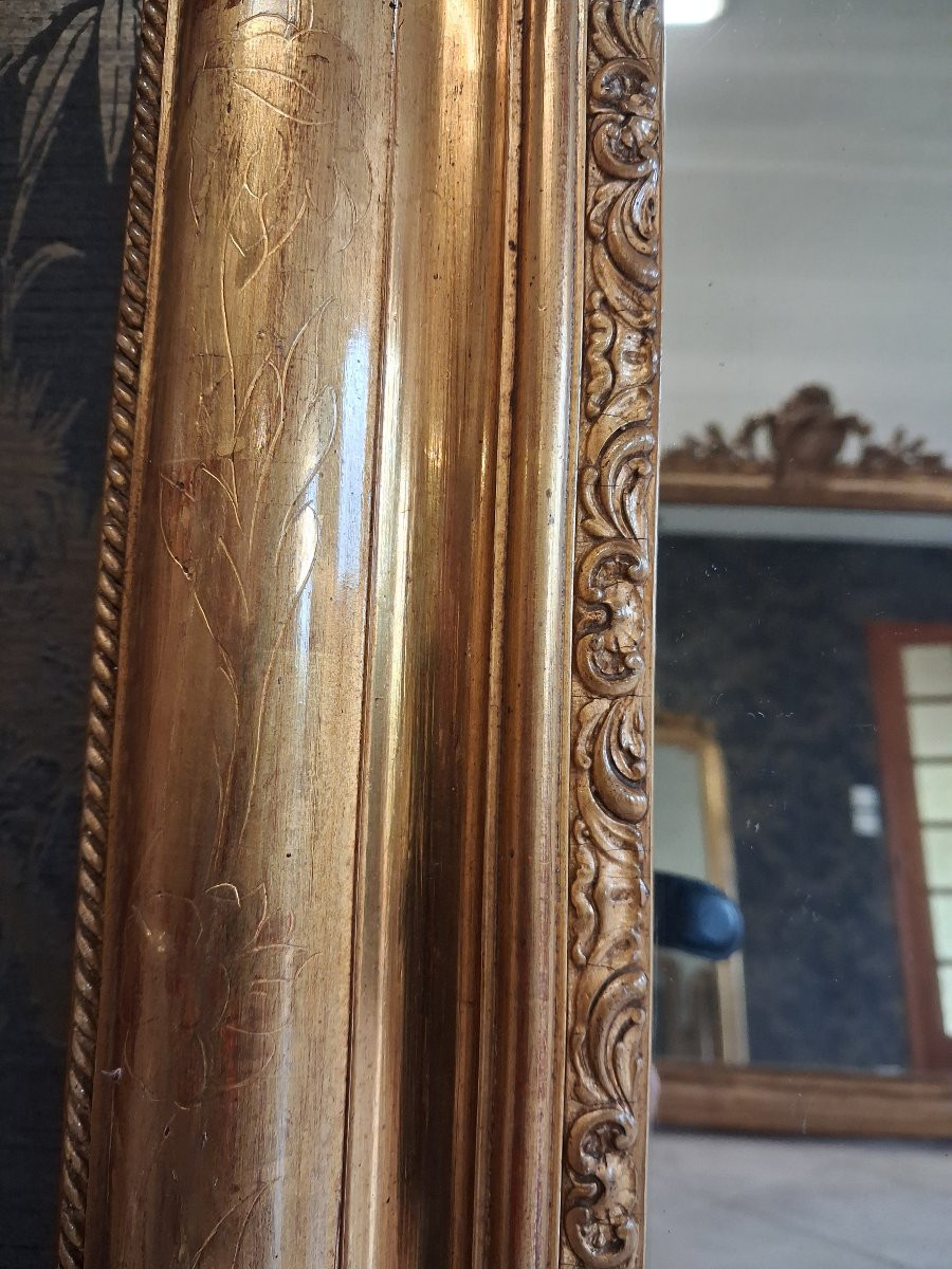 Miroir époque louis Philippe 161 x 90-photo-3
