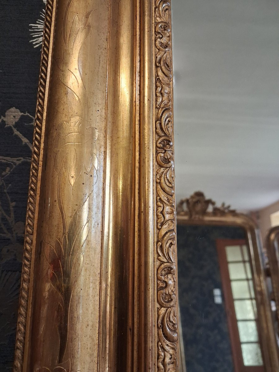 Miroir époque louis Philippe 161 x 90-photo-4