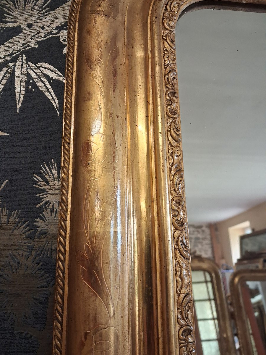 Miroir époque louis Philippe 161 x 90-photo-1