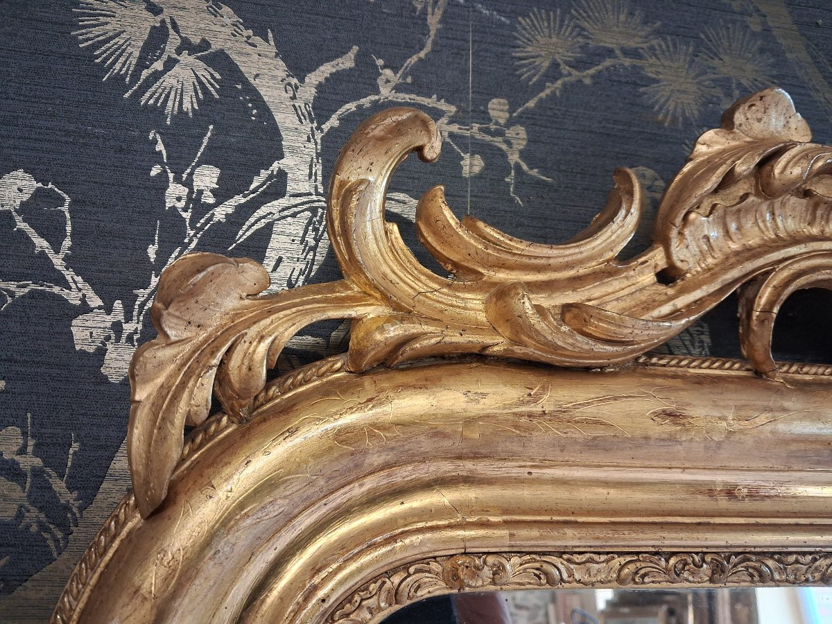 Miroir époque louis Philippe 161 x 90-photo-2