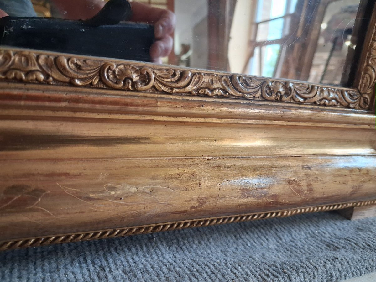 Miroir époque louis Philippe 161 x 90-photo-7