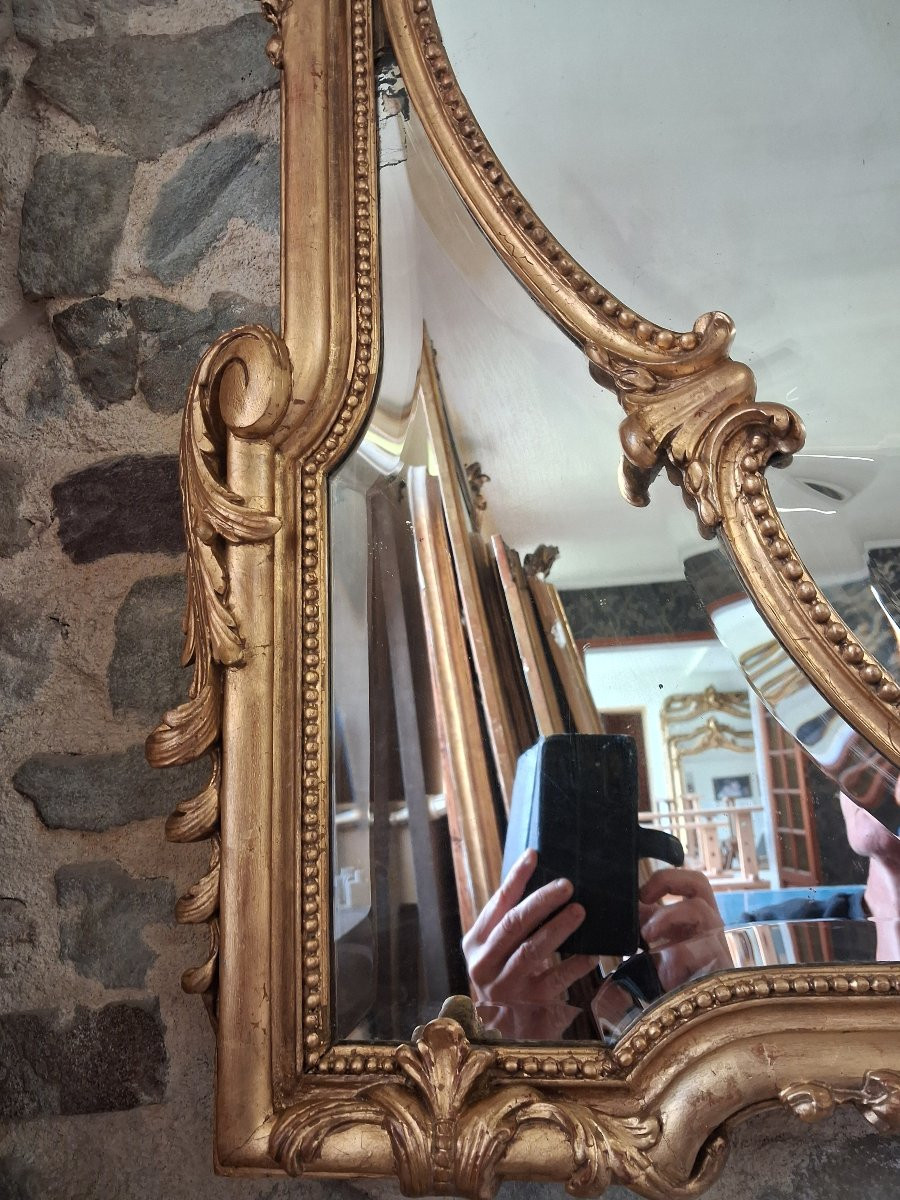 Period XIX Mirror With Glazing 135x 88-photo-3