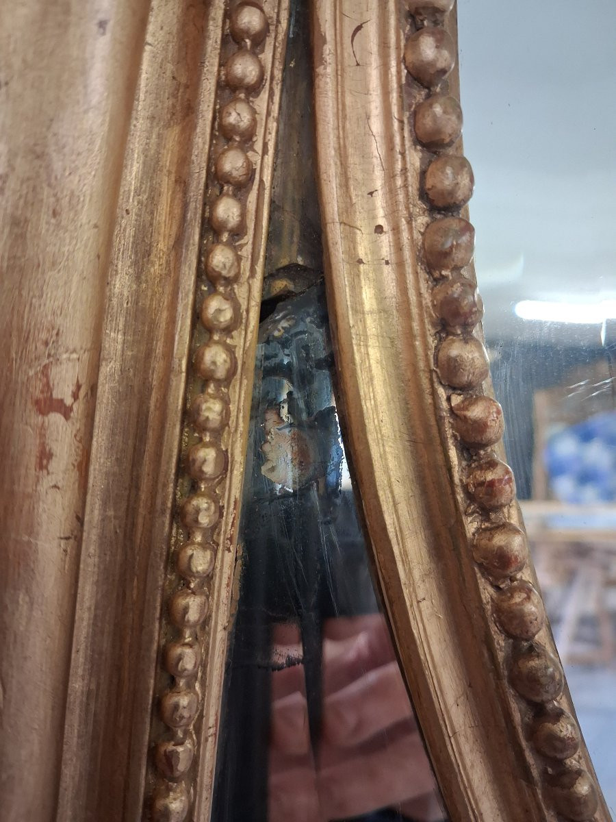 Period XIX Mirror With Glazing 135x 88-photo-4