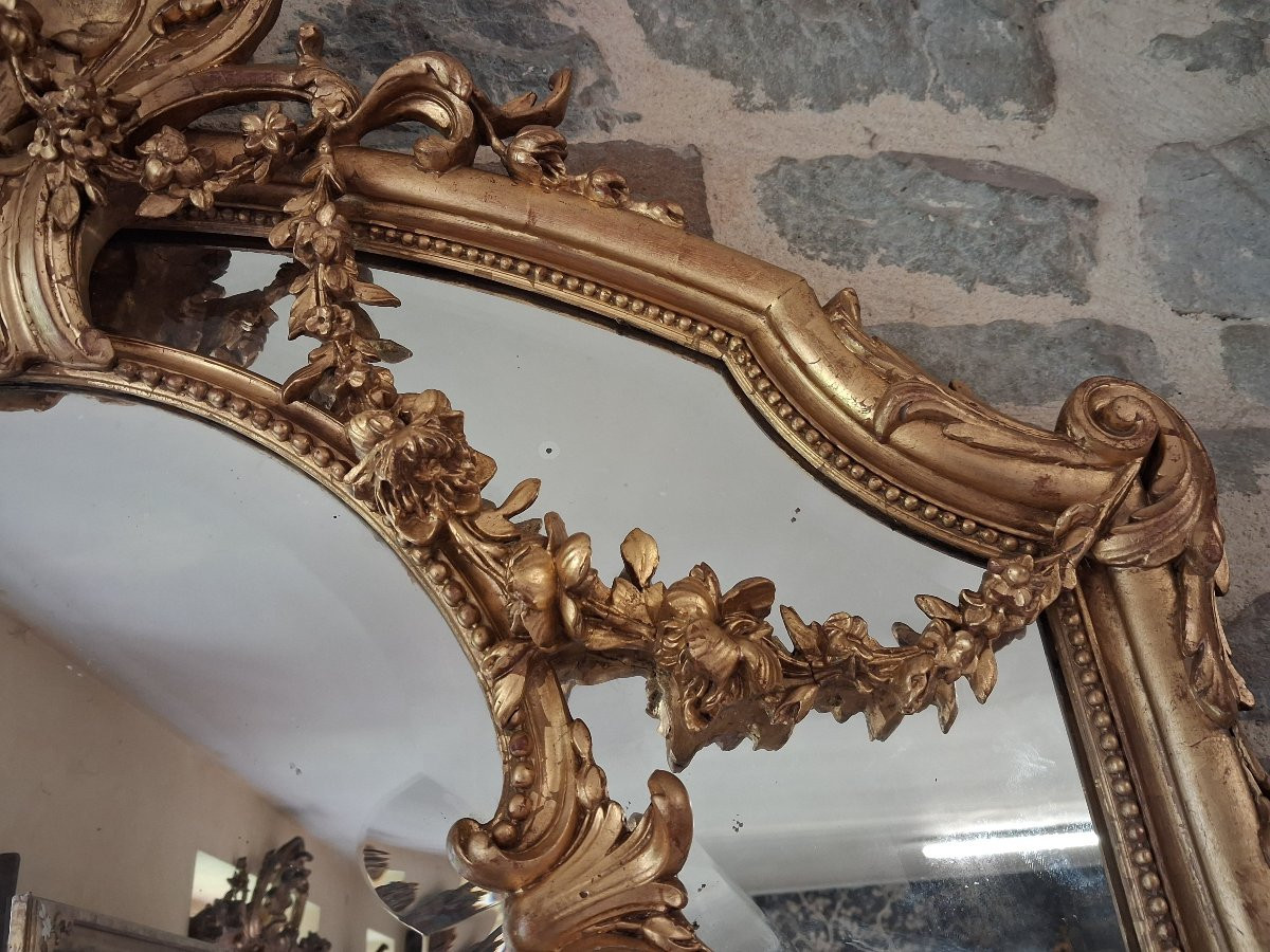 Period XIX Mirror With Glazing 135x 88-photo-4