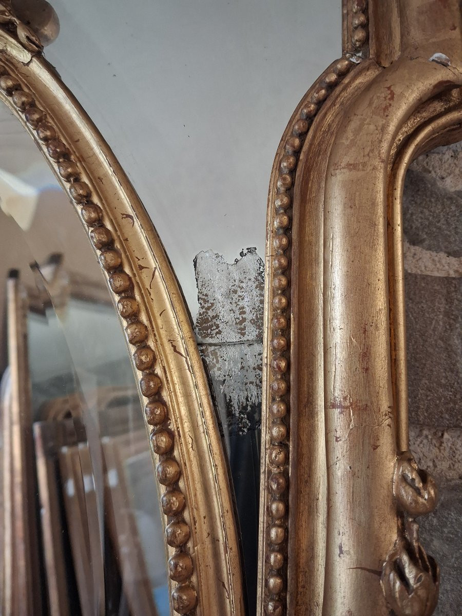 Period XIX Mirror With Glazing 135x 88-photo-5