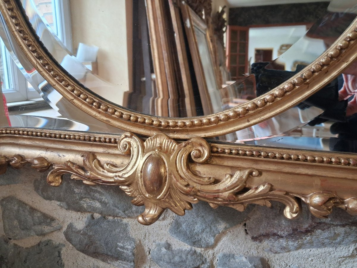 Period XIX Mirror With Glazing 135x 88-photo-7
