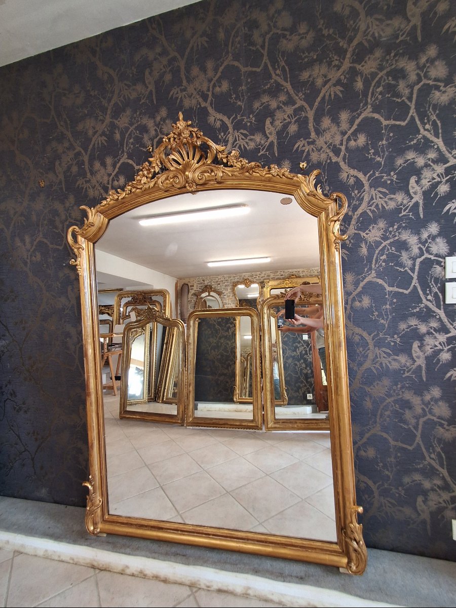 19th-century Mirror, 186 X 126-photo-3