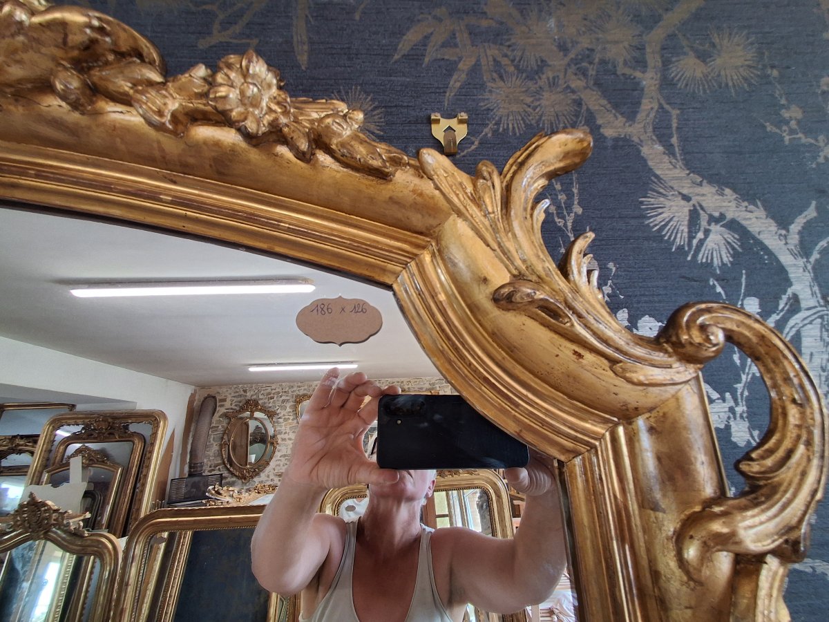 19th-century Mirror, 186 X 126-photo-1
