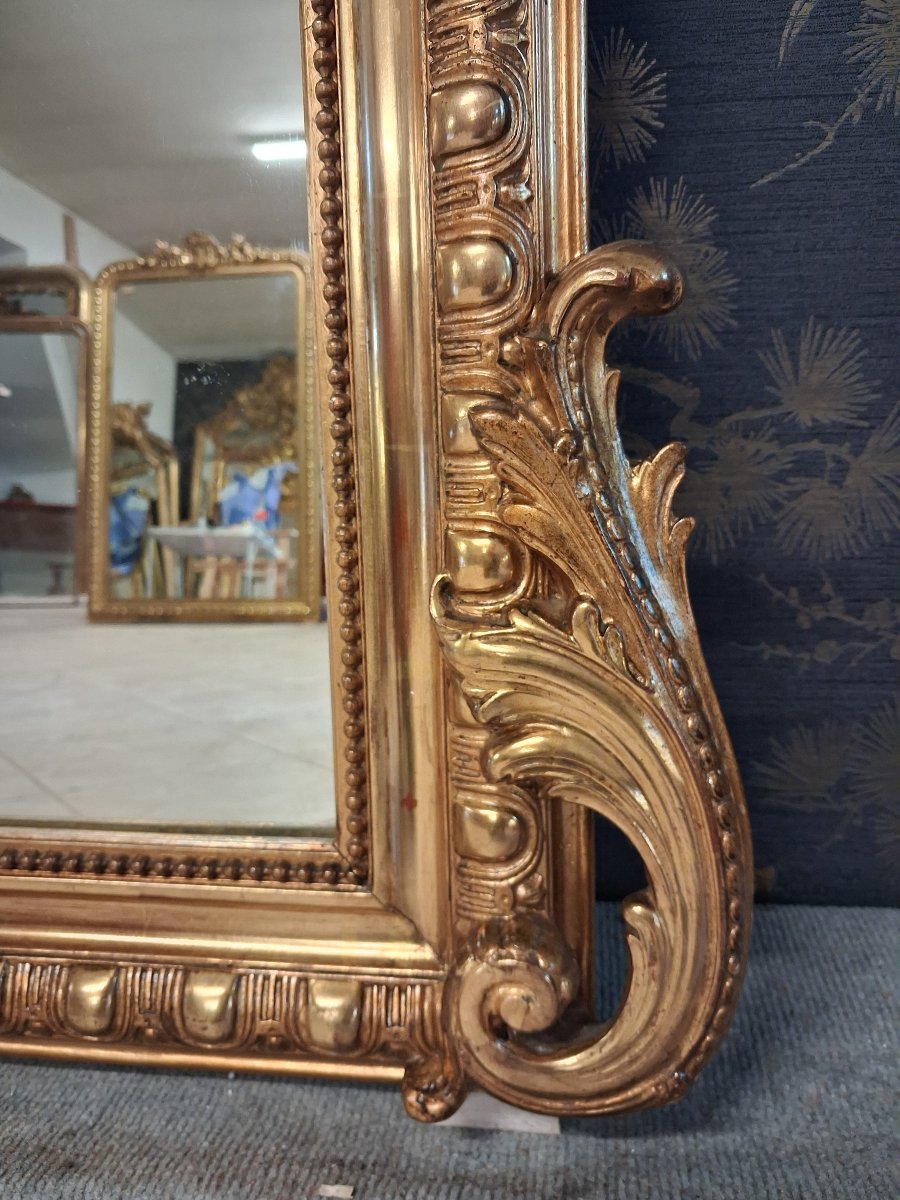 Miroir époque Napoléon III 147 x 98-photo-4