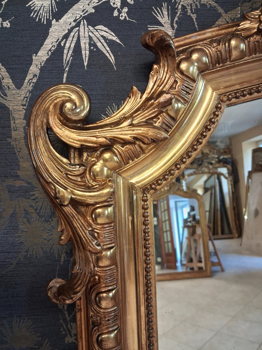 Miroir époque Napoléon III 147 x 98-photo-2