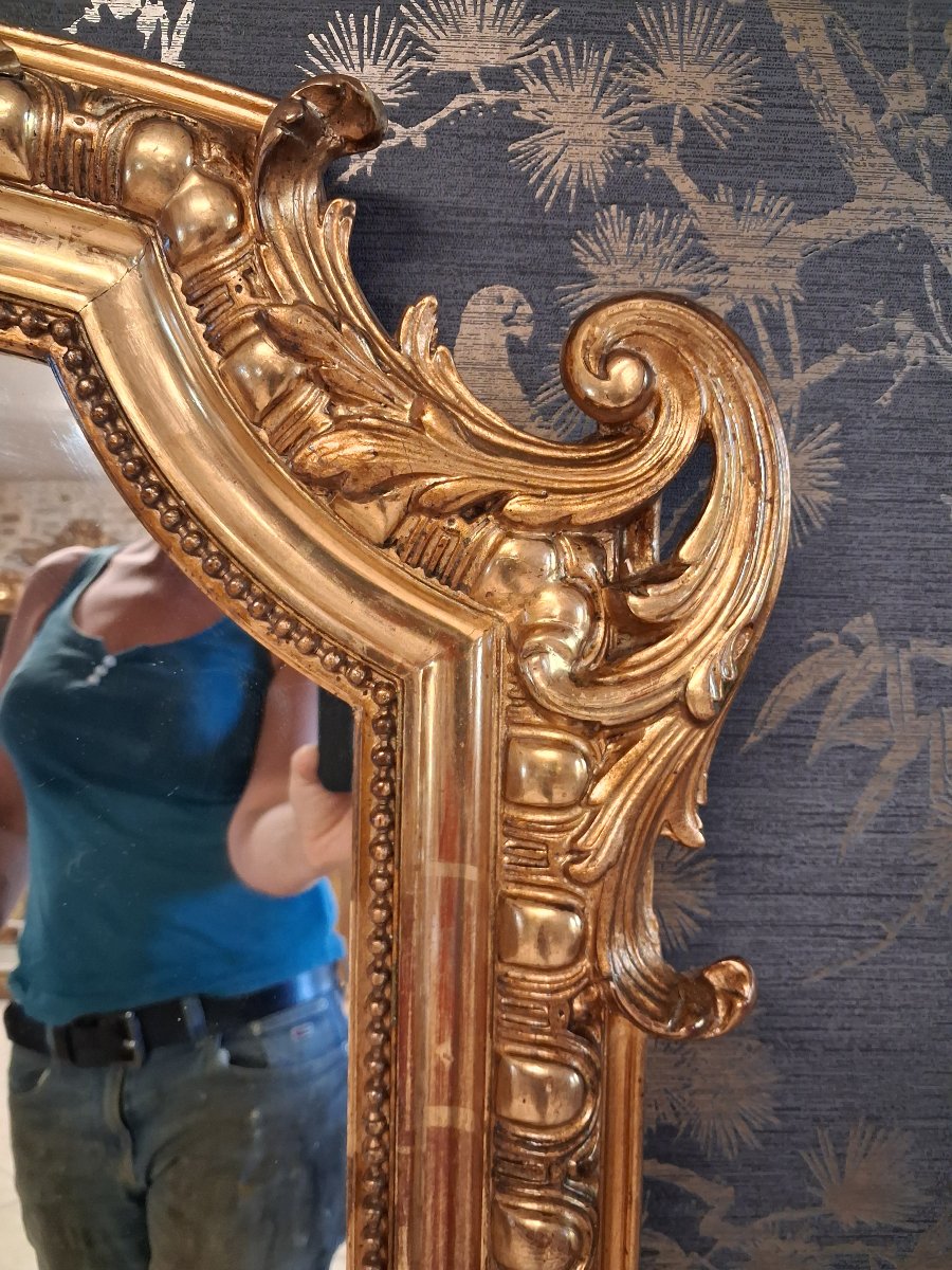 Miroir époque Napoléon III 147 x 98-photo-6