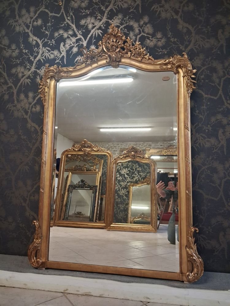 Miroir époque Napoléon III 160 x 109-photo-5