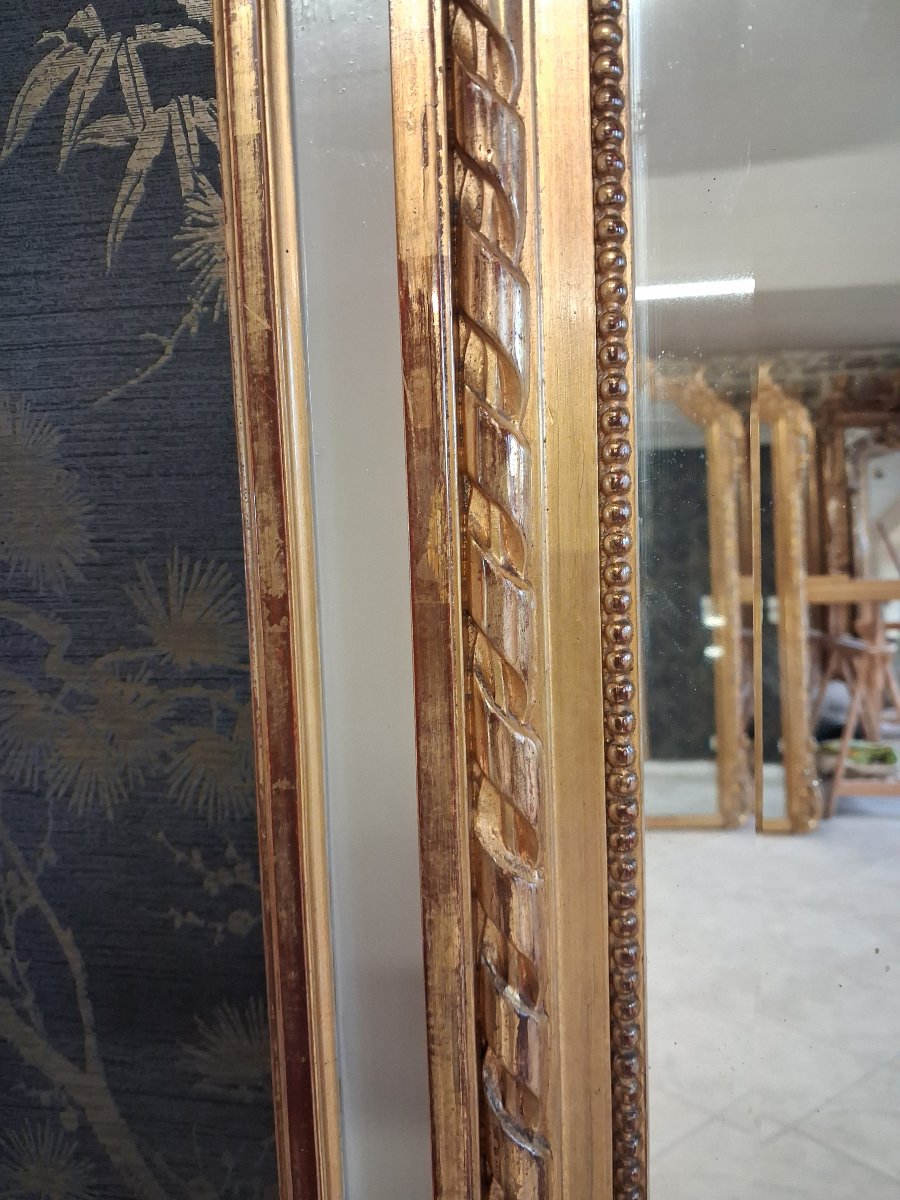 19th-century Mirror/trumeau, 155 X 102/106-photo-2