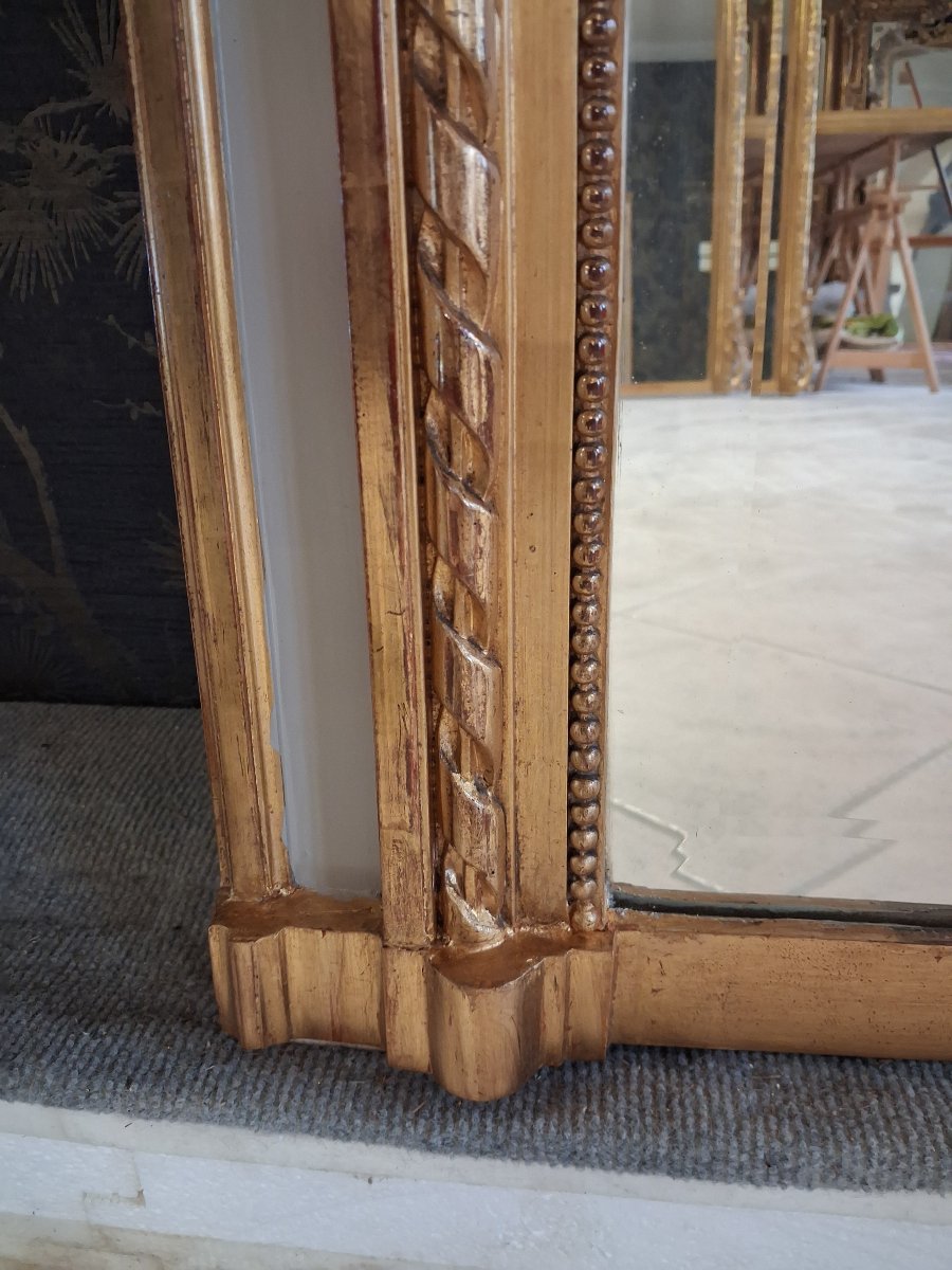 19th-century Mirror/trumeau, 155 X 102/106-photo-3