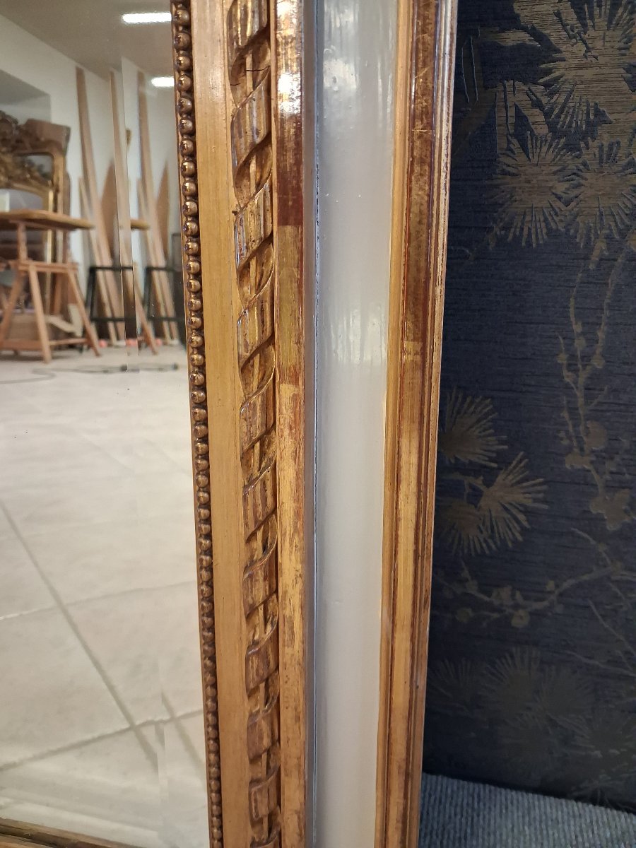 19th-century Mirror/trumeau, 155 X 102/106-photo-6