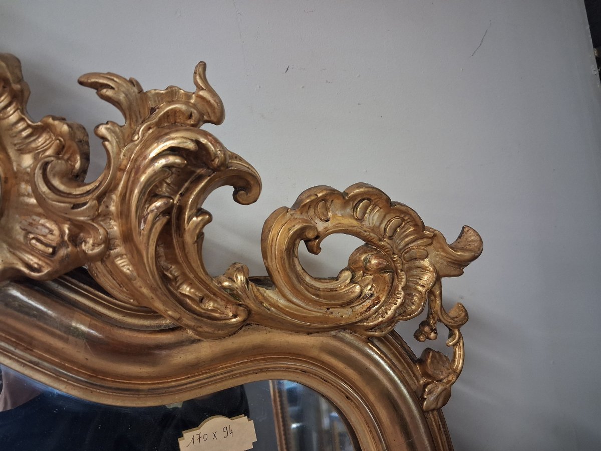 Miroir  XIX Inspiration Louis XVI 170 x 94-photo-1