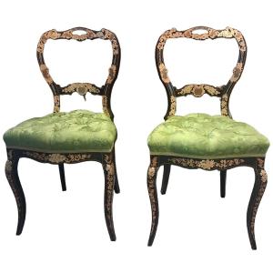 Pair Of Napoleon III-era Chairs