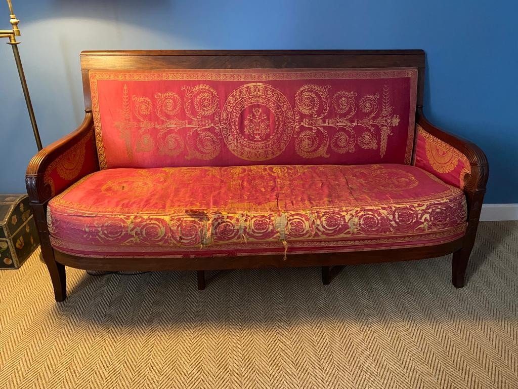 Rare Empire Period Living Room Furniture Set-photo-4
