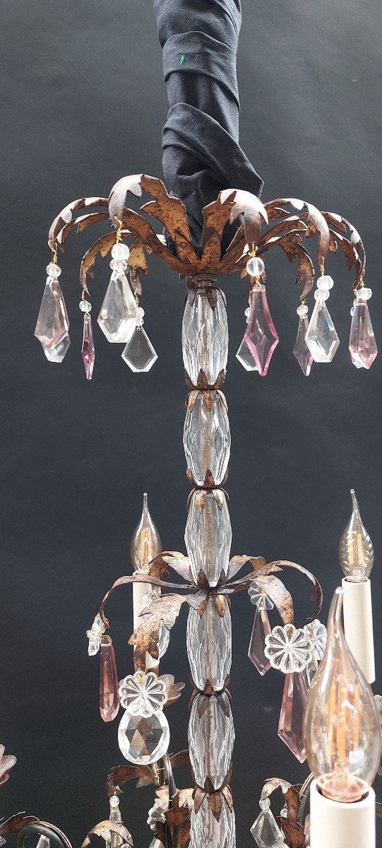 Baguès Chandelier, Early 20th Century-photo-4