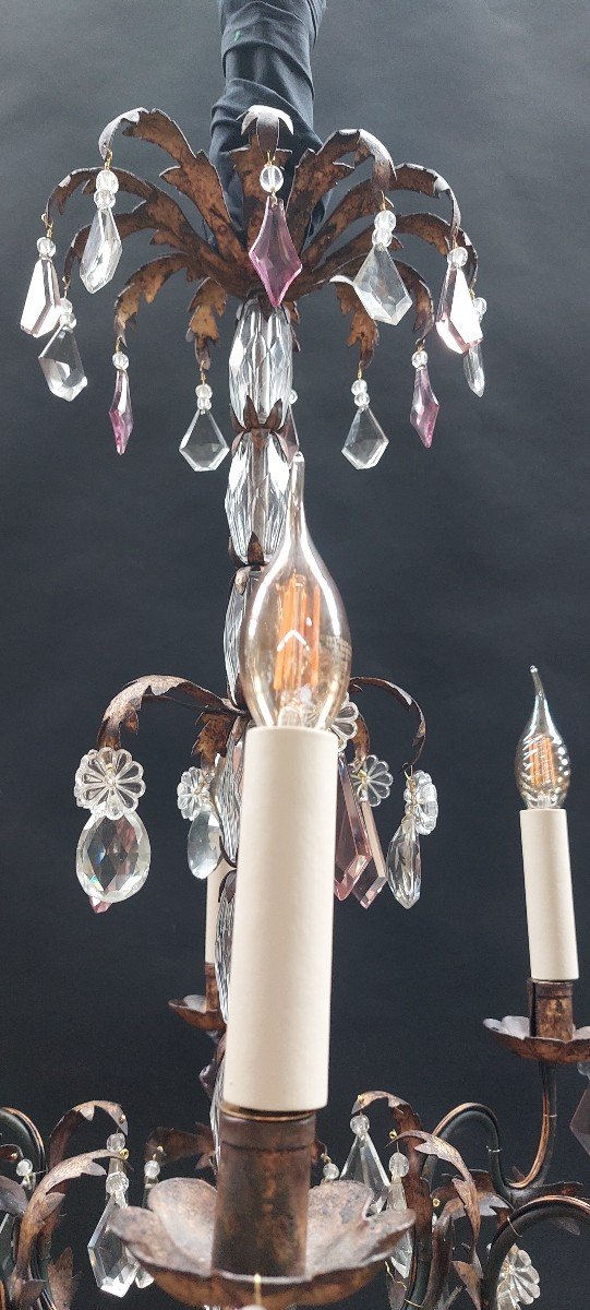 Baguès Chandelier, Early 20th Century-photo-4