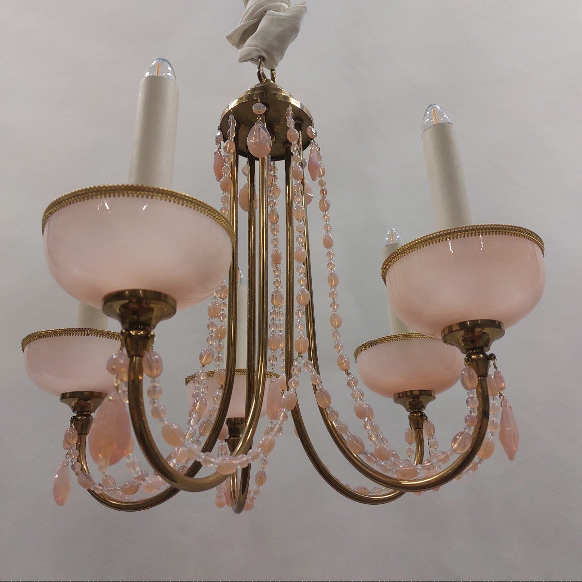 Lustre En Opaline Roze-photo-5