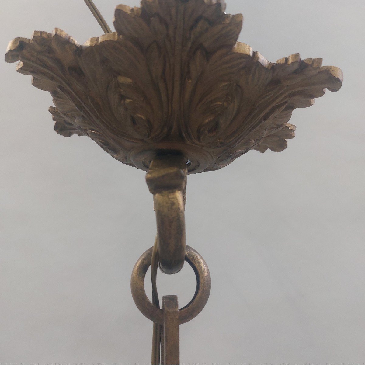 Lanterne En Bronze , Style Louis XV , Vers 1900-photo-5