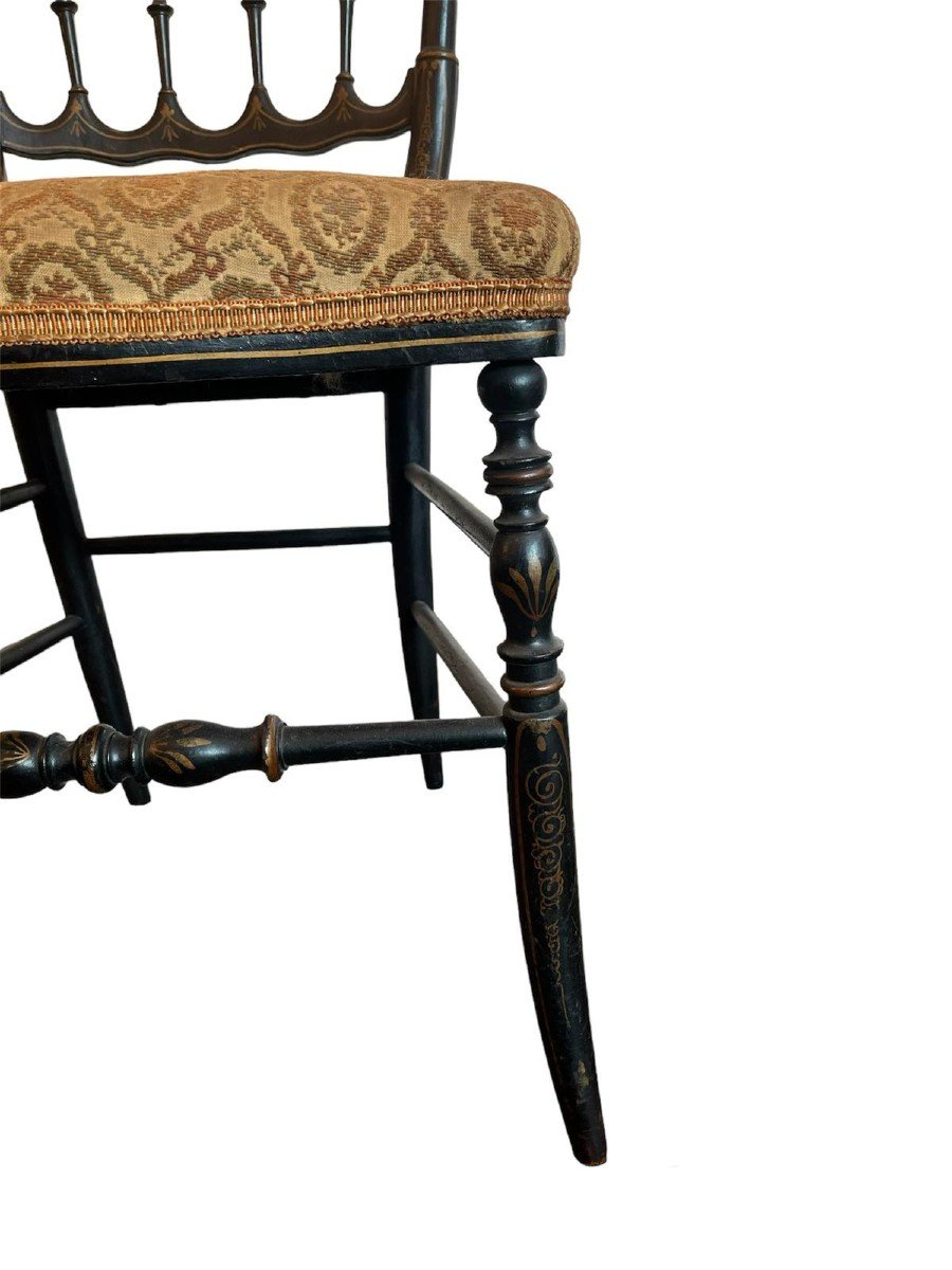 Series Of 4 Napoleon III Chairs-photo-3