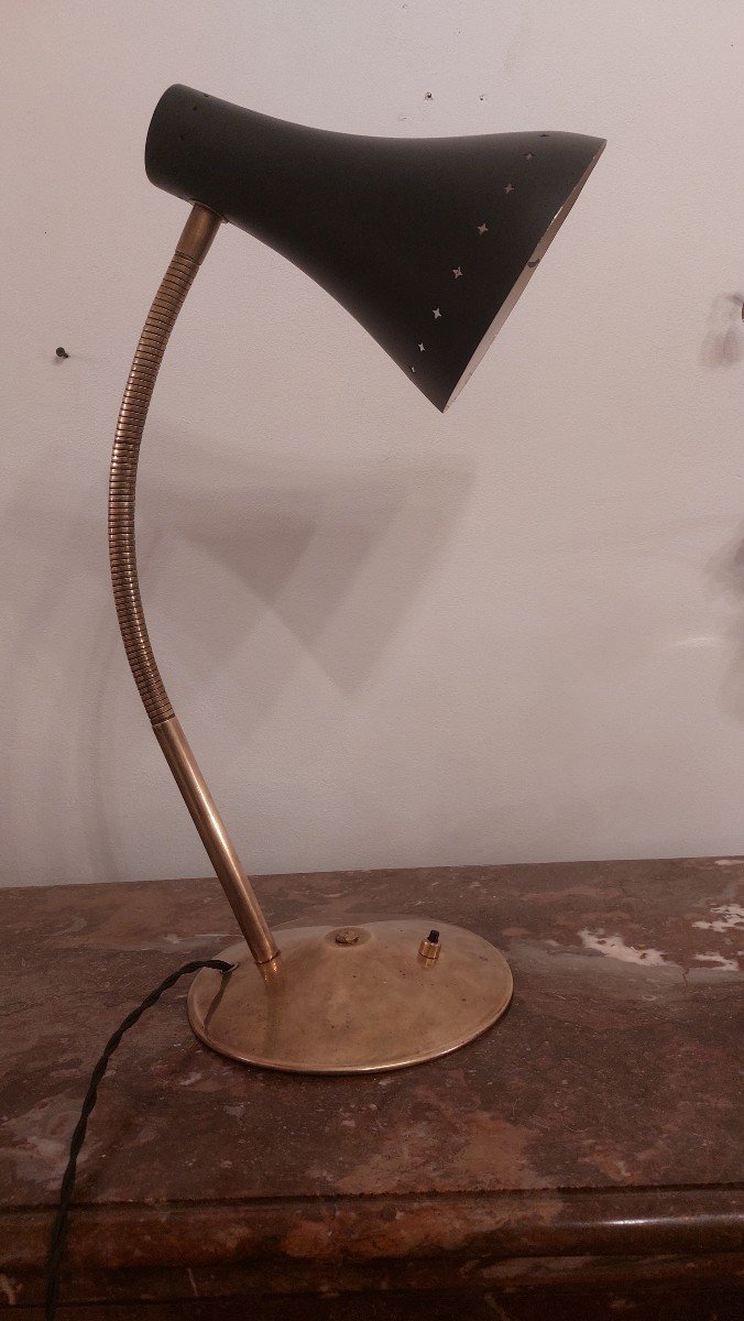 Desk Lamp, By Boris Lacroix, France Circa 1954-photo-2