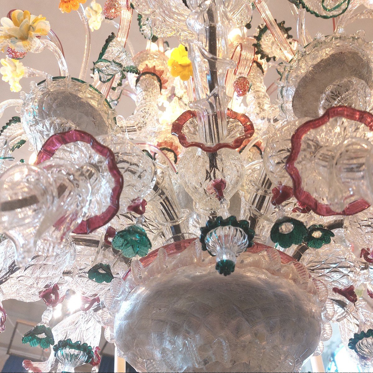 Grand Lustre Murano, -photo-2
