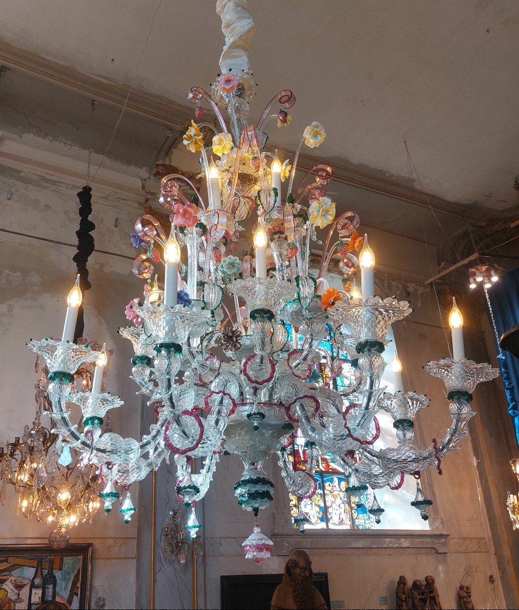 Grand Lustre Murano, -photo-1