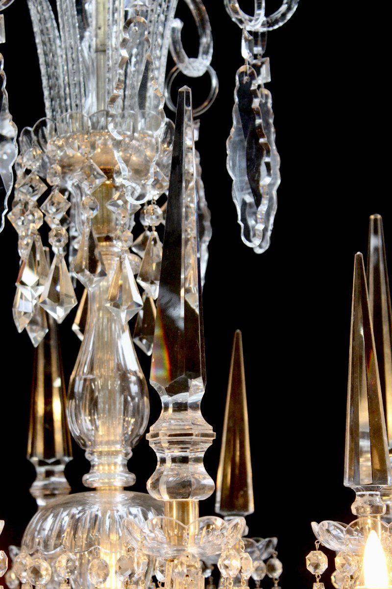 lustre Baccarat, 24 bras de lumiére, debut 20eme-photo-1