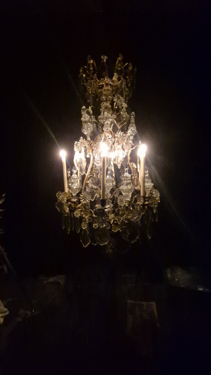 Louis XV Period Chandelier, France, Circa 1750-photo-7