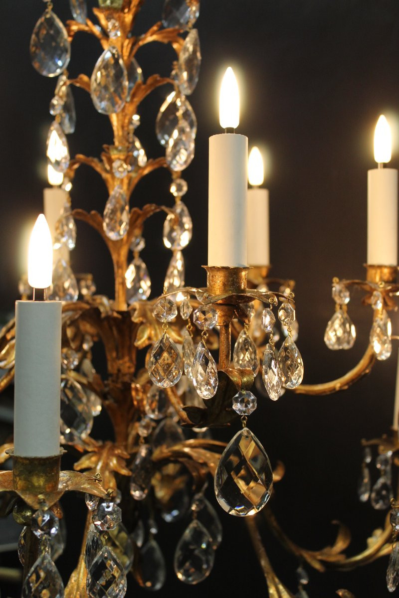 lustre en tôle, italie  ca1960-photo-2