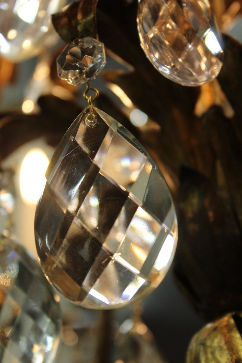 lustre en tôle, italie  ca1960-photo-4