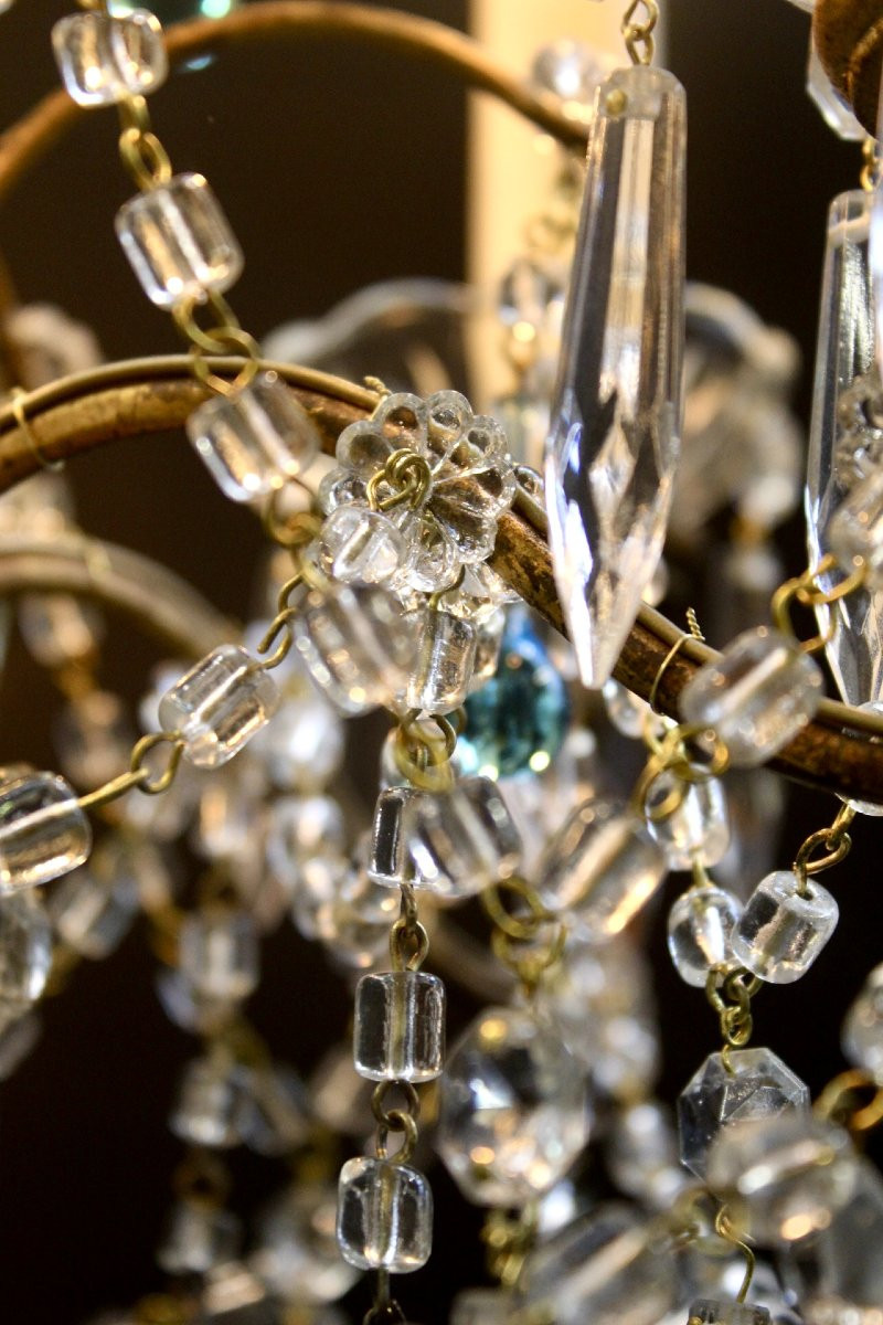 Italian Chandelier, Colorful Pendant-photo-2