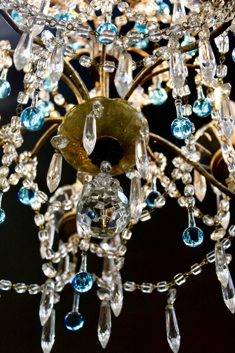 Italian Chandelier, Colorful Pendant-photo-4