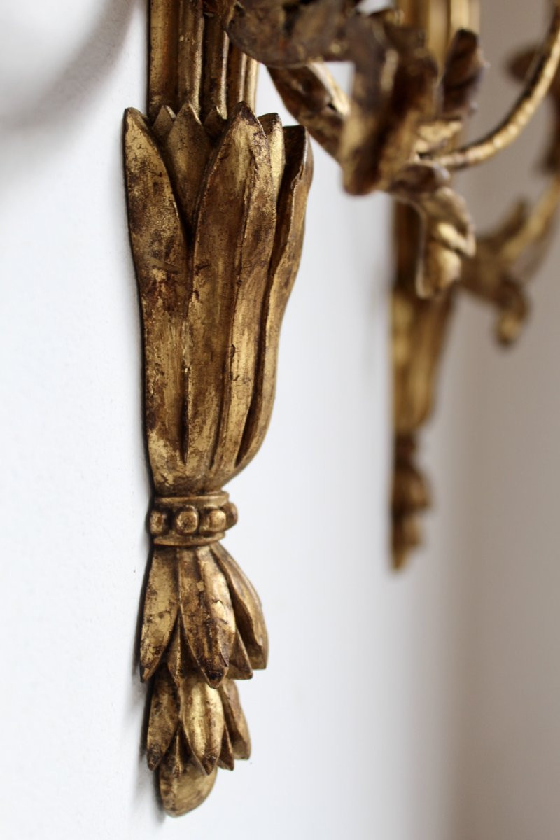 Pair d'applique , 18 eme , style LouisVXI-photo-3