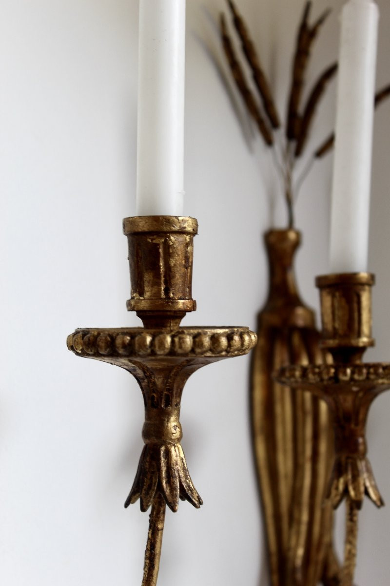 Pair d'applique , 18 eme , style LouisVXI-photo-5