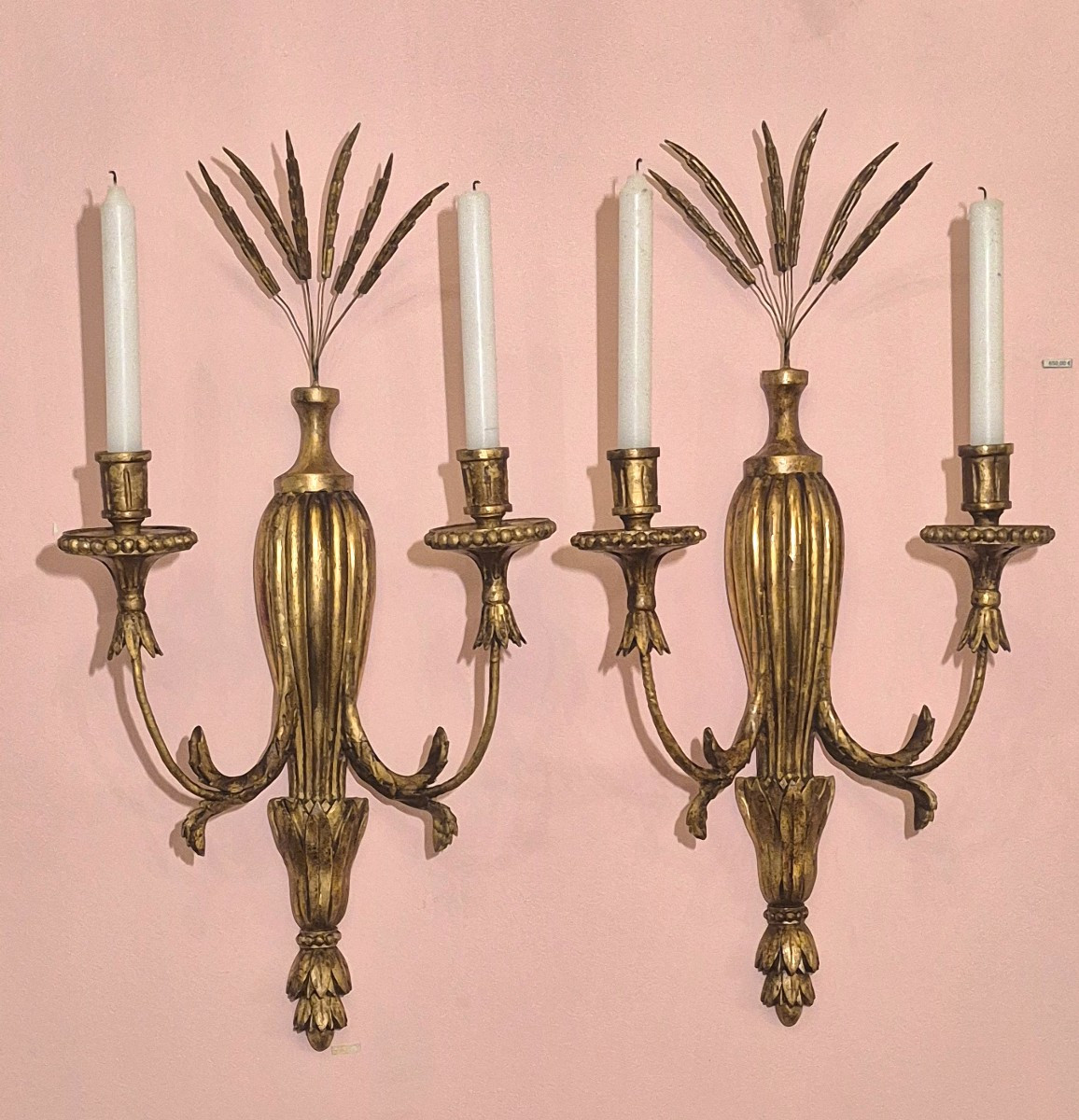 Pair d'applique , 18 eme , style LouisVXI