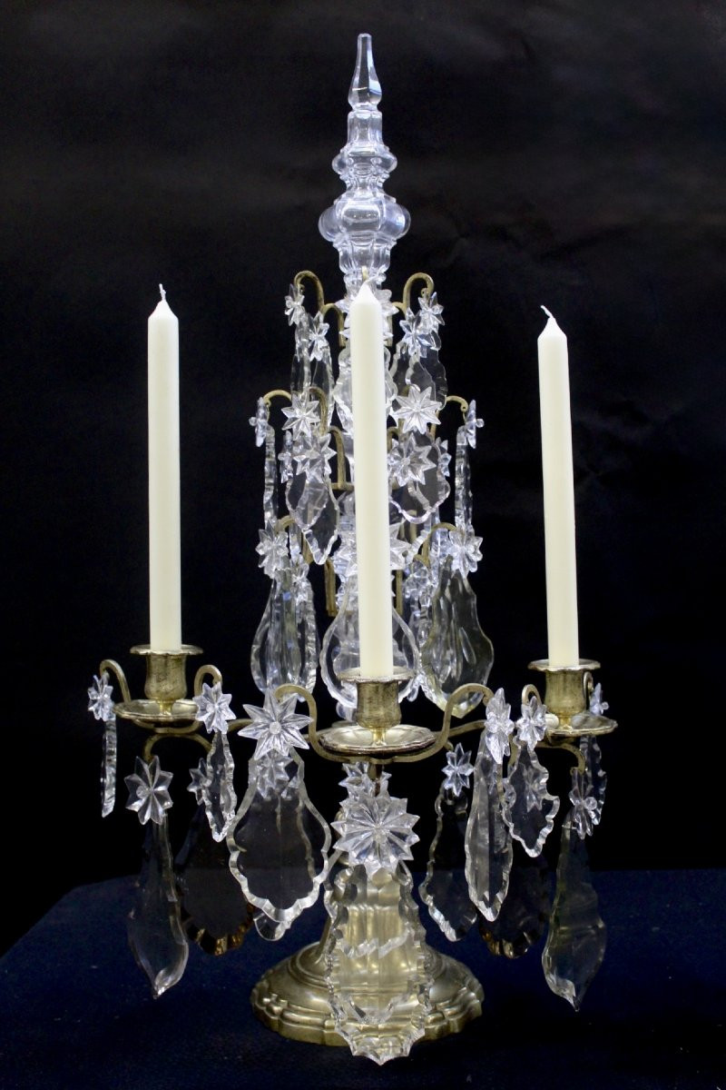 girandole, style Louis XV, 19 émé sciécle.-photo-3
