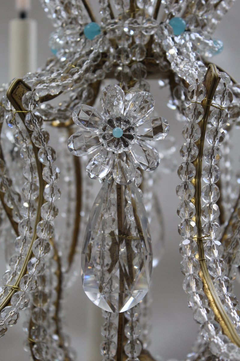 Italian Chandelier, Early 20th Century-photo-4