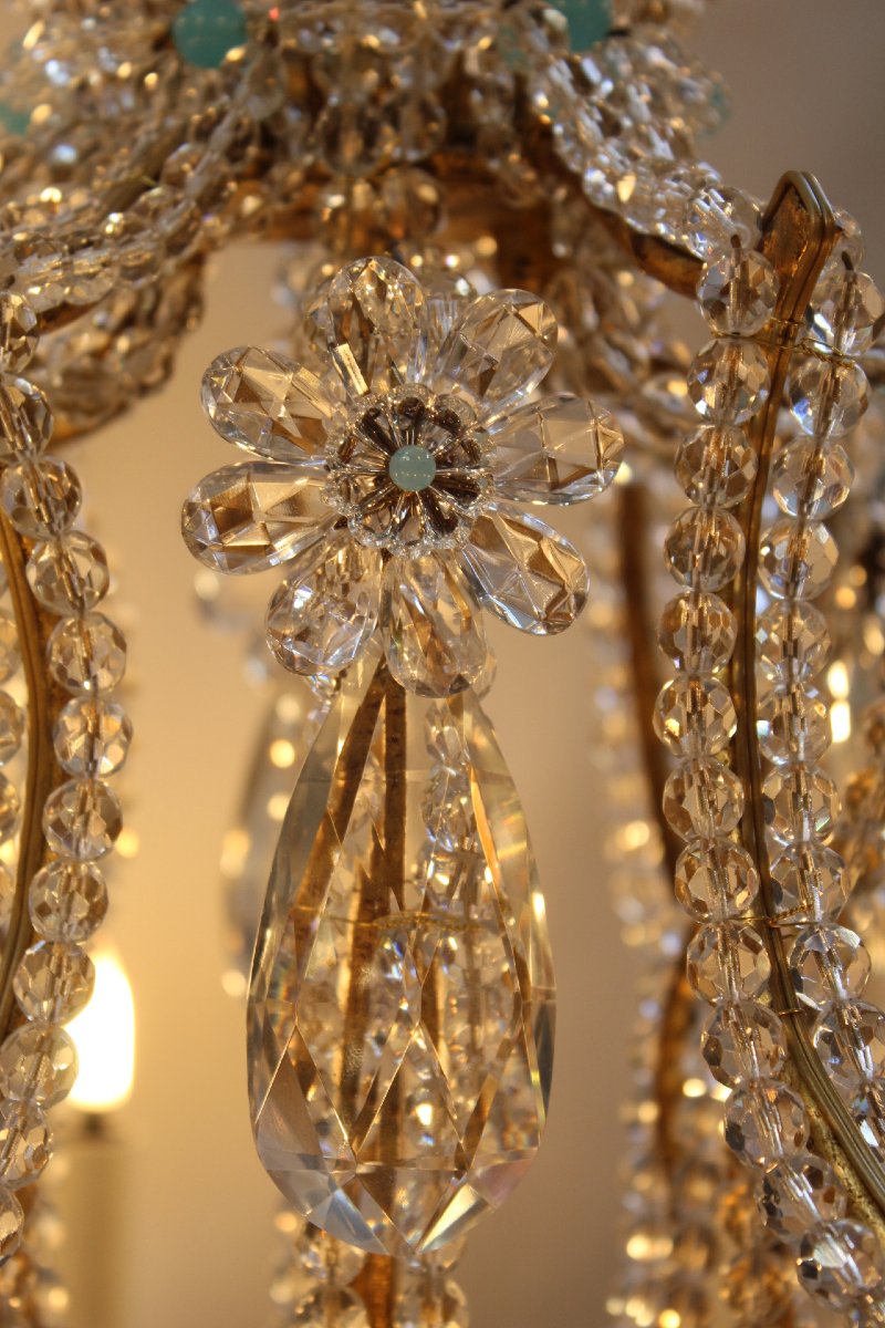 Italian Chandelier, Early 20th Century-photo-3