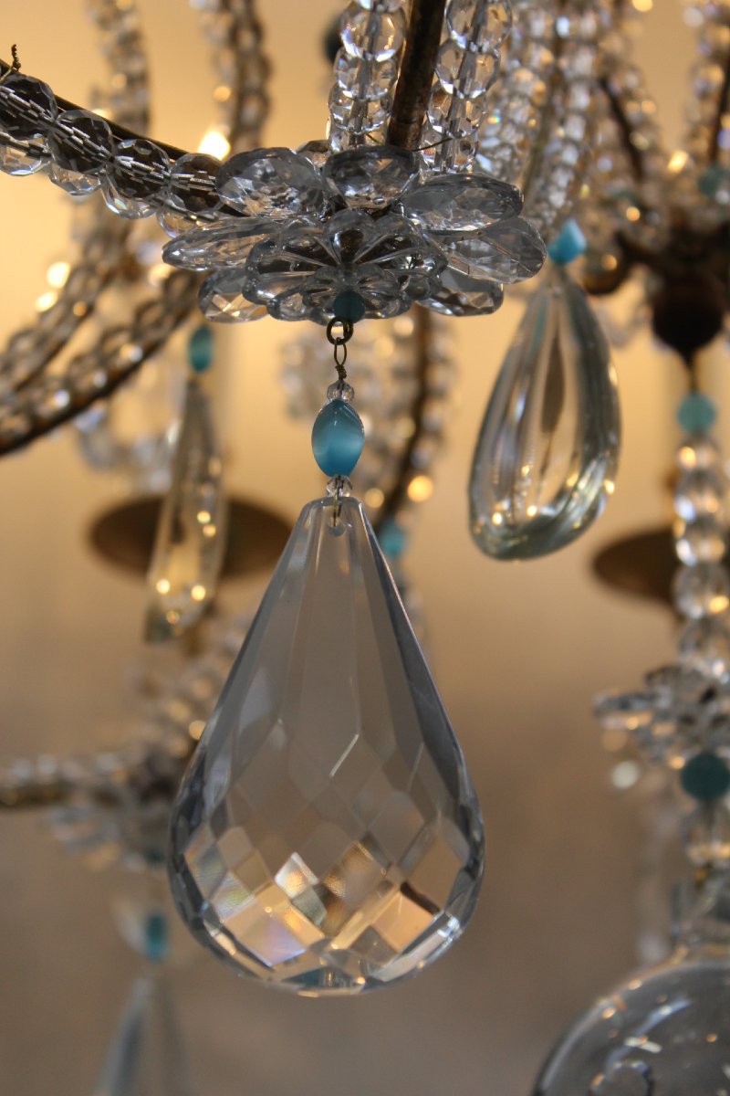 Italian Chandelier, Early 20th Century-photo-4