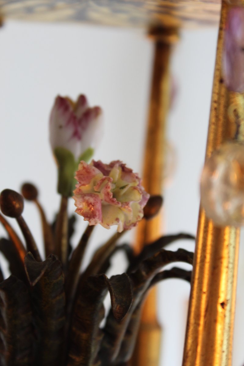 Lustre, chinoiserie, , cristal de roche, France vers 1880-photo-5