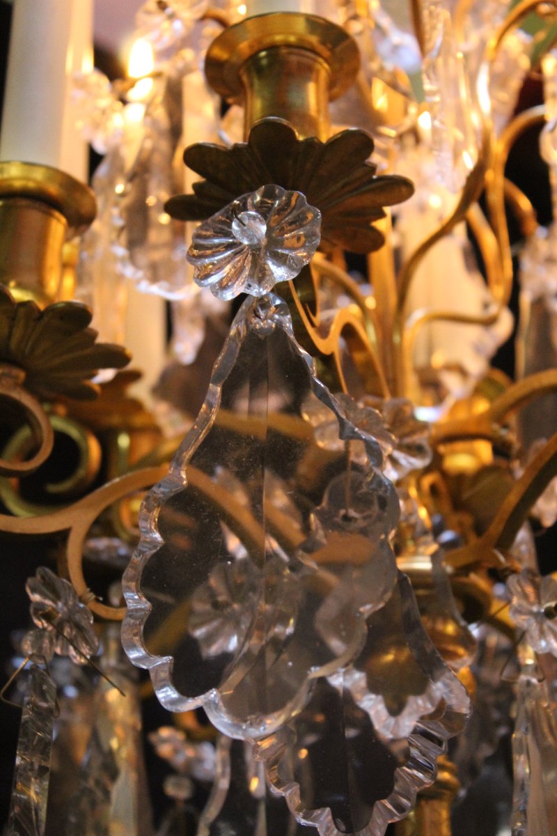 Chandelier, Louis XV, 18th Century-photo-2