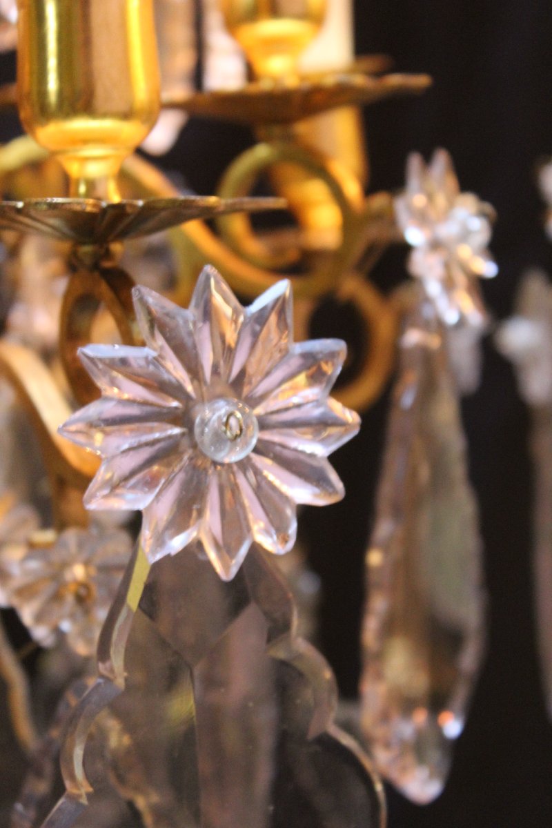 Chandelier, Louis XV, 18th Century-photo-4