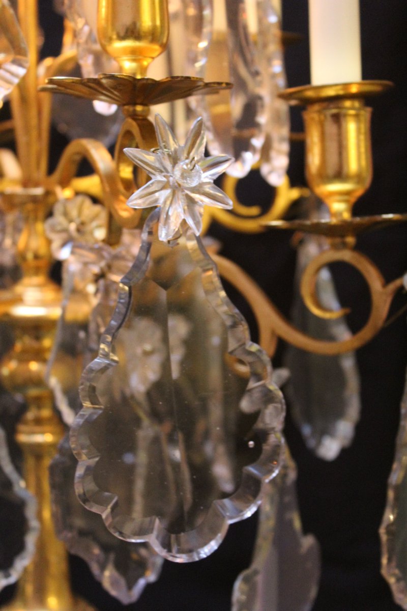 Chandelier, Louis XV, 18th Century-photo-8