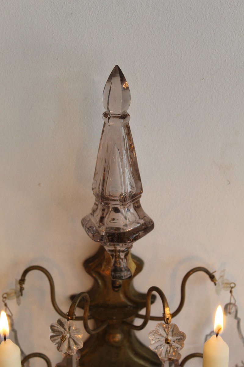 Impressive Louis XV-style Wall Lamp, Louis XV Style-photo-1